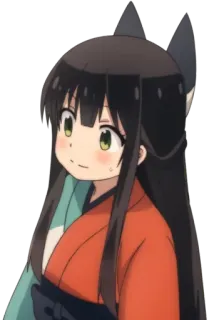 🙂 Anime, Manga, Chica zorro, Lindo, Kawaii whatsapp sticker