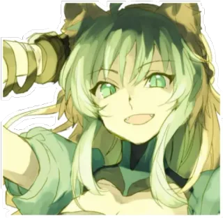 😼 Anime, Dibujo animado, Ilustración, Sticker, Arte, Personaje telegram sticker