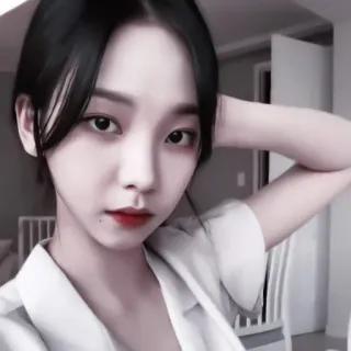 💷 Frau, Mädchen, Person, Porträt, Koreanisch, Asien, Schönheit telegram sticker