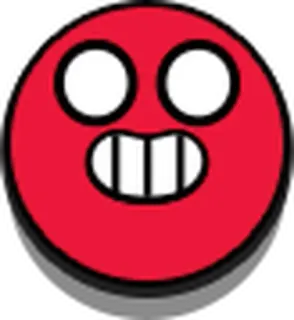 😬 Emoji, rotes Gesicht, wütend, sauer telegram sticker