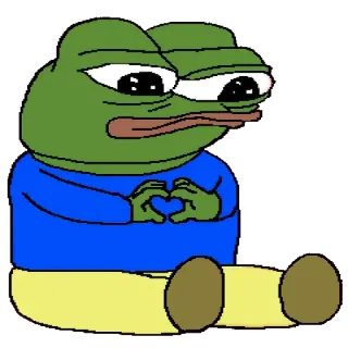 😐 Pepe the Frog ペペ, カエル, ミーム, ネットミーム, 悲しいカエル telegram sticker