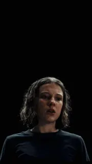 😰 Eleven Stranger Things Eleven, Stranger Things, Netflix, Millie Bobby Brown, telecinese, mundo invertido telegram sticker