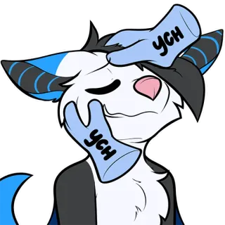 👋 усн Furry, Disegno, Cartone animato, Carino telegram sticker