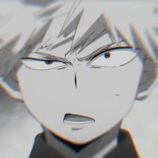 💣 Bakugo Katsuki My Hero Academia 动漫, 角色, 漫画, 我的英雄学院, 爆豪, 胜己 telegram sticker