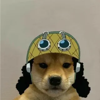 🌊 Usopp One Piece Hund, Anime, Hut, Cartoon, Manga telegram sticker