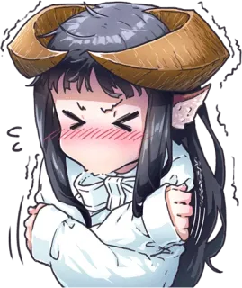 😣 Anime, Chibi, Corna, Carino, Arrabbiato, Diavolo, Demone telegram sticker