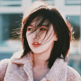 🇨🇷 femme, portrait, personne, coréen(ne), célébrité telegram sticker