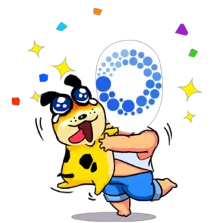 🙄 Desenho animado, Ilustração, Cachorro, Fofo, Sticker telegram sticker