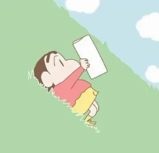 💈 Shin-chan Crayon Shin-chan 만화, 애니메이션, 캐릭터, 소년, 독서 whatsapp sticker