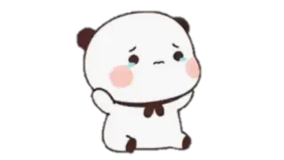🍩 Panda, Traurig, Weinend, Süß, Cartoon telegram sticker