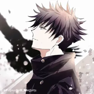 💠 Megumi Fushiguro Jujutsu Kaisen @Fushiguro_Megumi anime, manga, fushiguro, jujutsu kaisen, sorcerer, character, profile telegram sticker