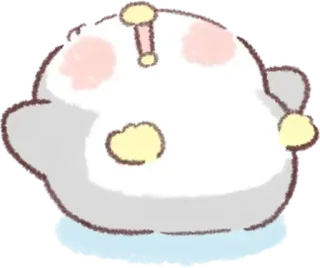 🐧 dễ thương, kawaii, hoạt hình, mềm mại, đáng yêu, nhãn dán telegram sticker