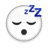 😴 schlafen, Schlaf, zzz, müde, Cartoon telegram sticker
