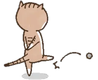 😓 кот, животное, милый, мультфильм, наклейка telegram sticker