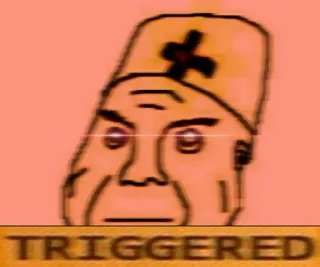 💉 TRIGGERED ミーム, トリガー, 怒り, 医者 telegram sticker