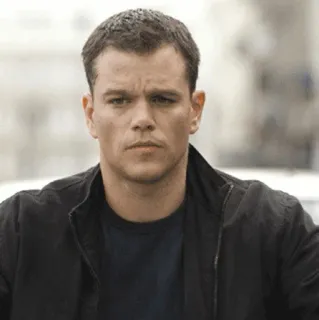 🥀 Jason Bourne Bourne Jason Bourne, Matt Damon, action movie, spy, thriller telegram sticker