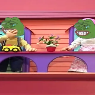 💖 Pepe the Frog Pepe, Frosch, Meme, Internet Meme telegram sticker