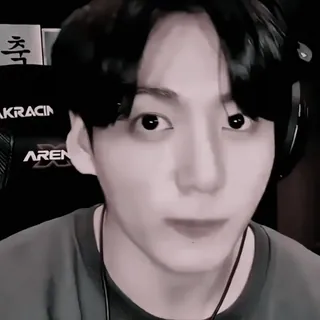 😐 Jungkook K-pop, BTS, Jungkook, Cantante, Ídolo, Músico telegram sticker