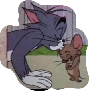 😘 Tom and Jerry Tom, Jerry, cartone animato, personaggi, animazione telegram sticker