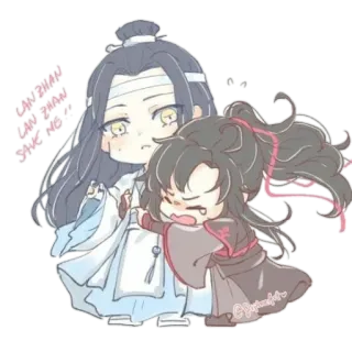 🏵 LAN ZHAN
LAN ZHAN
HUG ME !! Anime, Chibi, Carino, Abbraccio, Fanart telegram sticker