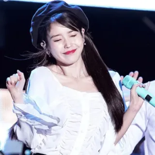 ✨️ IU IU, K-pop, singer, Korean, celebrity, female telegram sticker