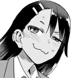 ◾️ Nagatoro Don't Toy With Me, Miss Nagatoro Nagatoro, Anime, Manga, Miss Nagatoro, Hayase Nagatoro, Cartoon telegram sticker