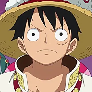 ❤️‍🔥 Monkey D. Luffy One Piece Anime, Monkey D. Luffy, One Piece, Chapéu de Palha, Desenho animado telegram sticker