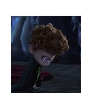 🚶 Dennis Loughran Hotel Transylvania Деннис, Монстры на каникулах, Персонаж, Мультфильм, Анимация, Вампир, Монстр, Ребенок telegram sticker