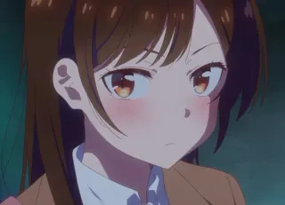 🌸 Chizuru Ichinose Rent-A-Girlfriend Anime, Dziewczyna, Chizuru, Rent-a-Girlfriend, słodka, kreskówka telegram sticker