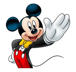 ✋ Mickey Mouse Topolino, cartone animato, Disney, personaggio, animato telegram sticker