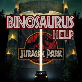 🦖 Jurassic Park BINOSAURUS
HELP
JURASSIC PARK dinosauro, Jurassic Park, film, parodia, bizzarro, divertente telegram sticker