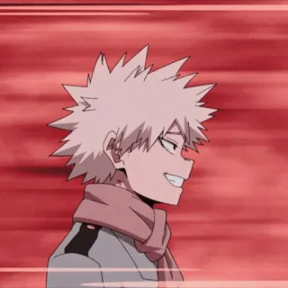 💥 Bakugo My Hero Academia anime, my hero academia, bakugo, manga, cartoon, character, hero telegram sticker