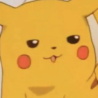 ⚡️ Pikachu Pokemon pokemon, pikachu, cartone animato, personaggio, carino, giallo telegram sticker