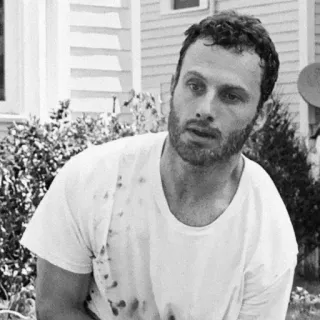 🤕 Rick Grimes The Walking Dead tv show, zombies, apocalypse, horror, drama telegram sticker