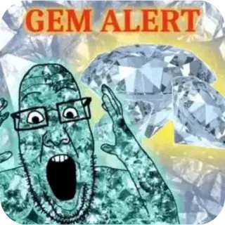 💎 Soyjak null GEM ALERT whatsapp sticker