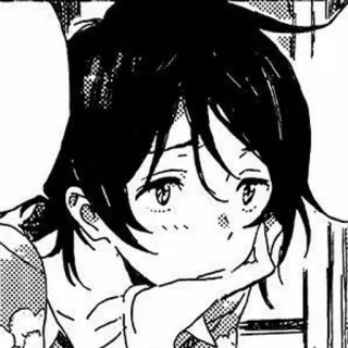 🖤 Anime, Manga, Personaggio, Disegno, Arte, Illustrazione telegram sticker