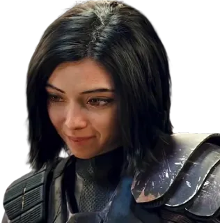 🙂 Alita Alita: Battle Angel Cyborgue, Anjo guerreiro, Anime, Mangá, Ficção científica whatsapp sticker
