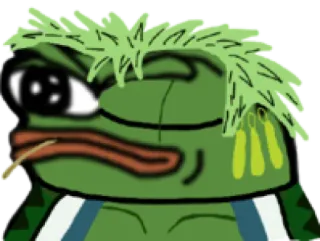 😐 Pepe the Frog Pepe, sapo, meme, meme da internet, adesivo telegram sticker