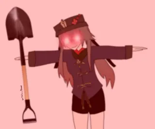 😈 Hu Tao Genshin Impact Anime, Video game, Pá, Personagem, Dabbing, Genshin Impact telegram sticker
