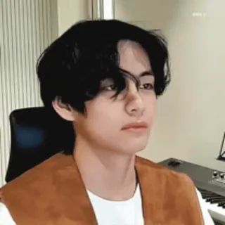 π V V, BTS, K-pop, zanger, idool whatsapp sticker