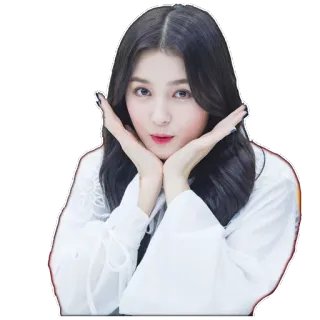 🤗 donna, ritratto, ragazza, K-pop telegram sticker
