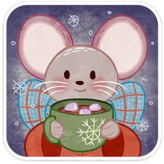 Зимние забавы - @TgSticker telegram stickers