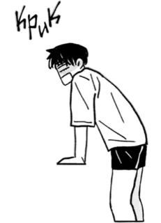 😵 Kipuk Anime, Mangá, Cansado, Exausto telegram sticker