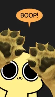 🐶 BOOP! gato, boop, lindo, animal, dibujo animado, pegatina telegram sticker