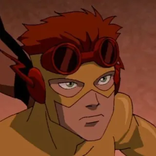 ⚡ Kid Flash Young Justice Kid Flash, Young Justice, DC Comics, Super-héros, Dessin animé, Série animée telegram sticker