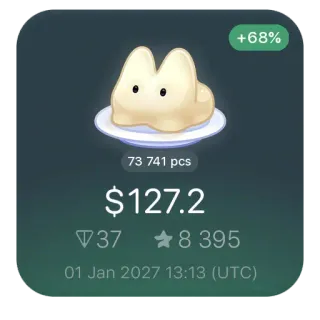 🎁 +68%
73 741 pcs
$127.2
37
8 395
01 Jan 2027 13:13 (UTC) 数字资产, 价格, 增长, 统计, 日期, 数字 telegram sticker