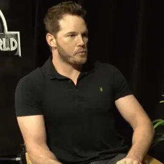🐁 Chris Pratt aktor, Chris Pratt, selebriti, Jurassic World, film, pria telegram sticker