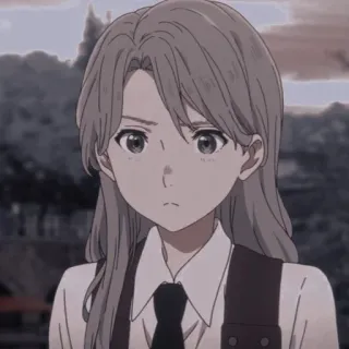 😡 Anime, Kobieta, Portret, Dziewczyna, Manga, Postać telegram sticker