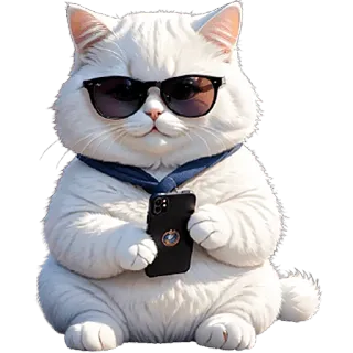 Ну крутики @Nyasticks telegram stickers