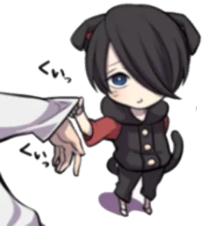 💔 くいっ Аниме, Чиби, Милый, Собака, Кавай, Манга whatsapp sticker